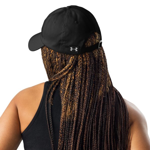 Black on Black Embroidered iStroll Under Armour® Hat - Image 4