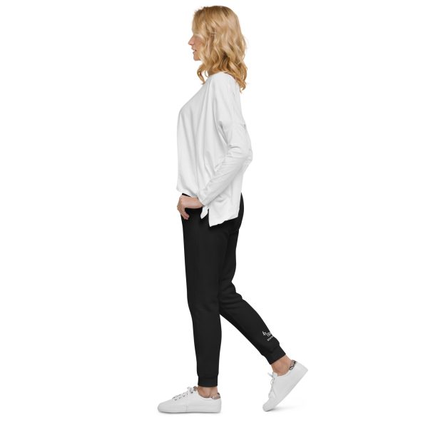 Unisex Fleece Sweatpants- iStroll Logo Calf Detail - Image 7