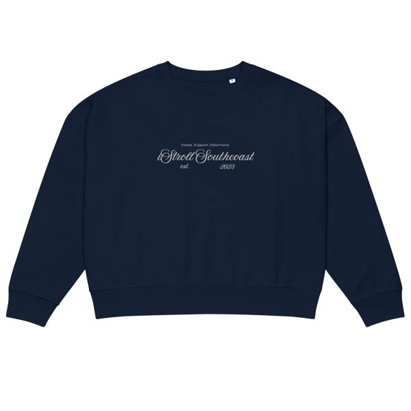 Women’s iStroll Preppy Organic Crew neck Sweatshirt - Image 8
