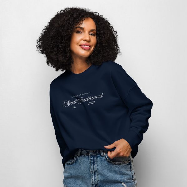Women’s iStroll Preppy Organic Crew neck Sweatshirt - Image 11
