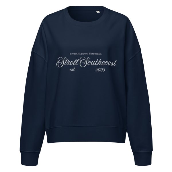 Women’s iStroll Preppy Organic Crew neck Sweatshirt - Image 13