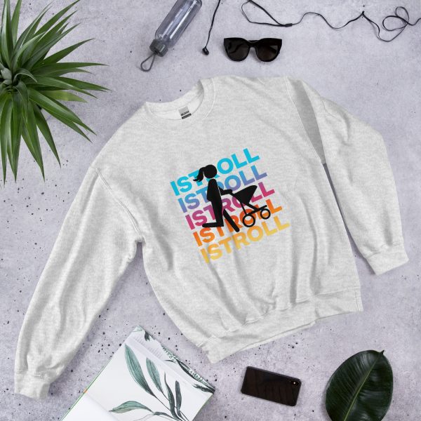 iStroll on Repeat Unisex Sweatshirt - Image 6