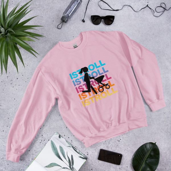 iStroll on Repeat Unisex Sweatshirt - Image 5