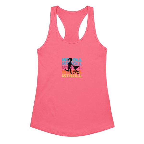 Women’s fitted racerback tank top
